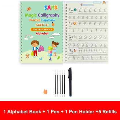 Sank Magic Reusable Copybooks – Fun and Effective Calligraphy Practice for Kids