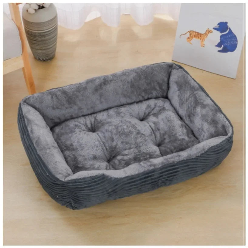 Luxurious Plush Pet Bed – Calming, Comfortable, and Stylish for Dogs & Cats