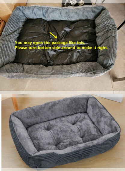 Luxurious Plush Pet Bed – Calming, Comfortable, and Stylish for Dogs & Cats