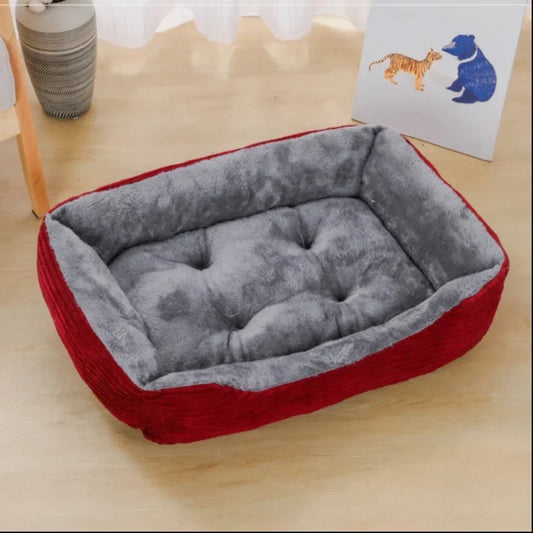 Luxurious Plush Pet Bed – Calming, Comfortable, and Stylish for Dogs & Cats